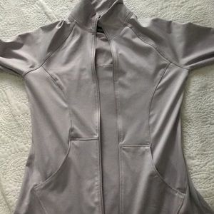 Cute light purple running jacket!